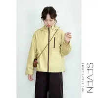 轻便胶囊⑦七七146小个子软壳防风防水宽松冲锋衣短外套女款小美说