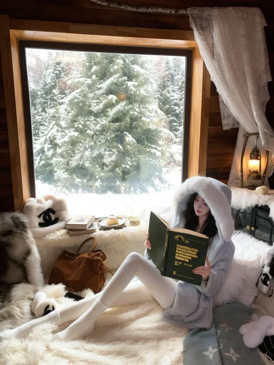 人造皮草 【雅乔定制】冰霜查尔斯 毛领连帽皮草外套DYCC-25108438