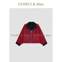 FANRUI/泛芮「温感日记」100羊毛双色洋气轻奢高级感大衣外套B18283