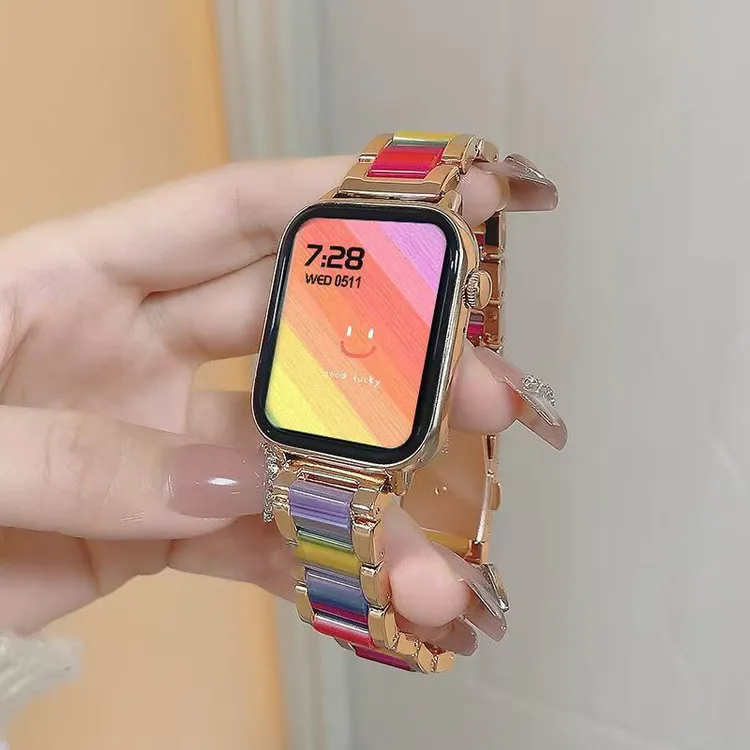 智能手表女士蓝牙电话心率血压运动手环音乐计步闹钟提醒情侣生日