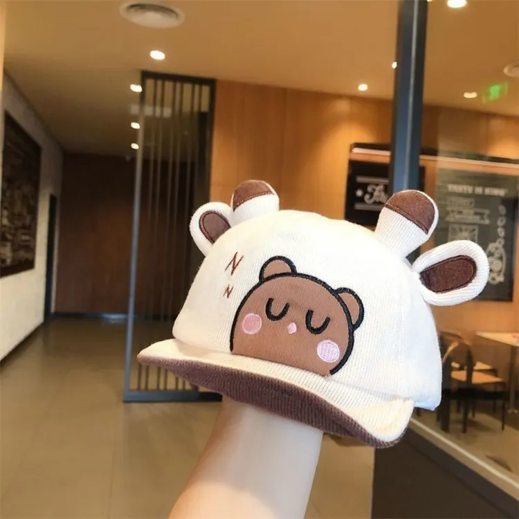 宝宝帽子春秋夏季百搭韩版棒球帽男童女童婴儿可爱超萌遮阳鸭舌帽