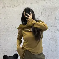 《大韩韩推荐》小恶魔打底大码女装秋冬超显瘦气质圆领长袖百搭内搭