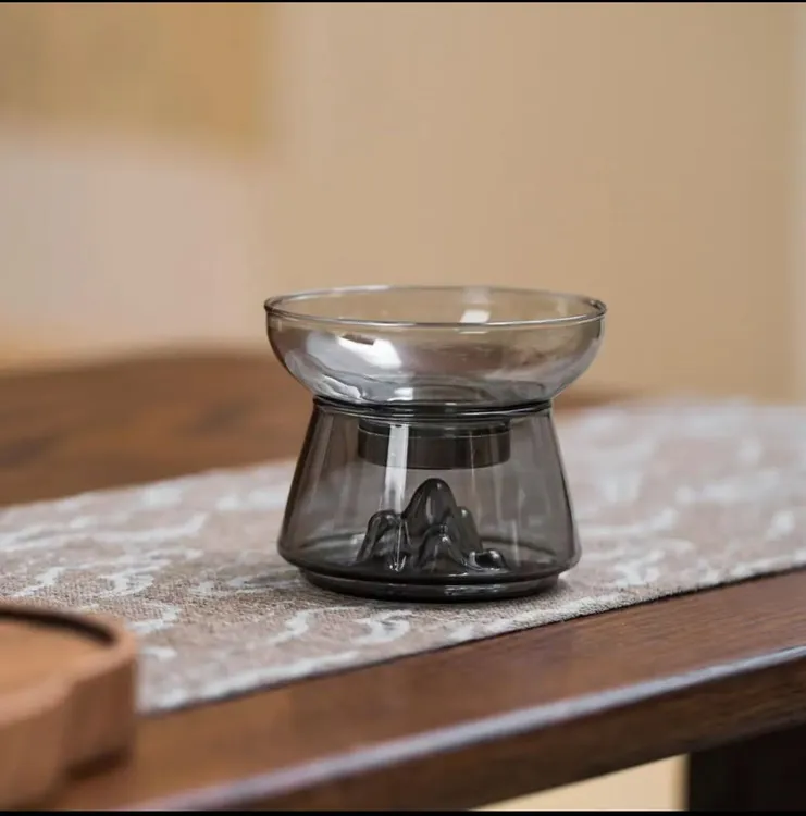 光之韵耐热玻璃茶漏茶滤创意茶叶过滤网茶隔漏斗茶具配件滤茶器
