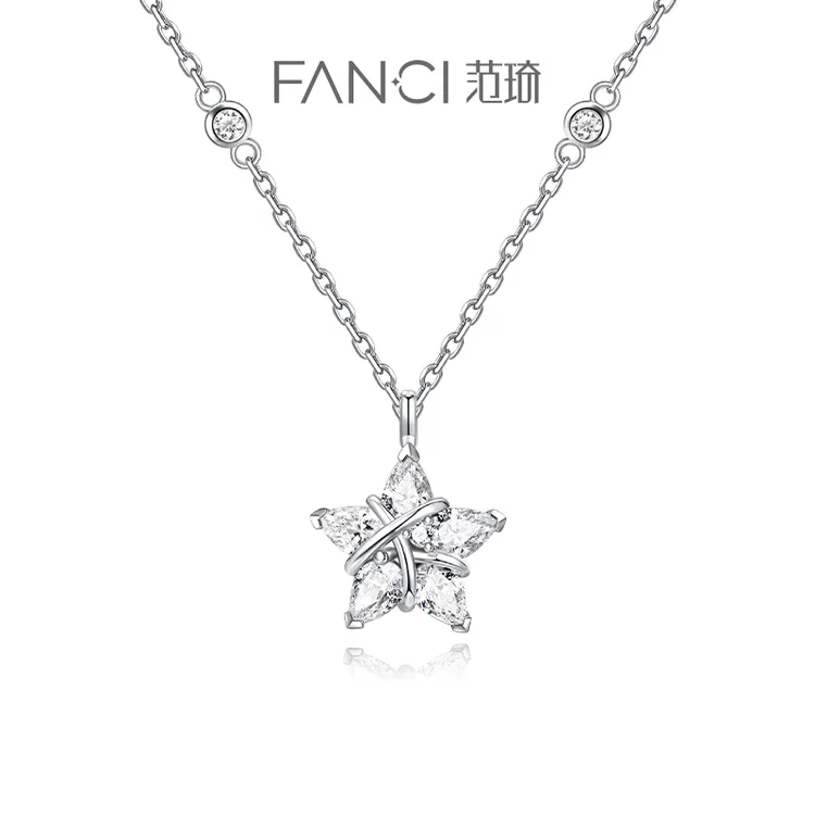 链子925银 【明星同款】范琦幸运星项链女款2025年新款爆款圣诞礼物