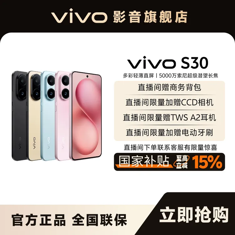 【国家补贴】vivo S30  256 内存