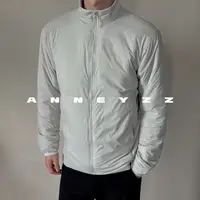 AnnEyzz知易-冬季男款简约百搭保暖内胆立领棉服开衫外套上衣