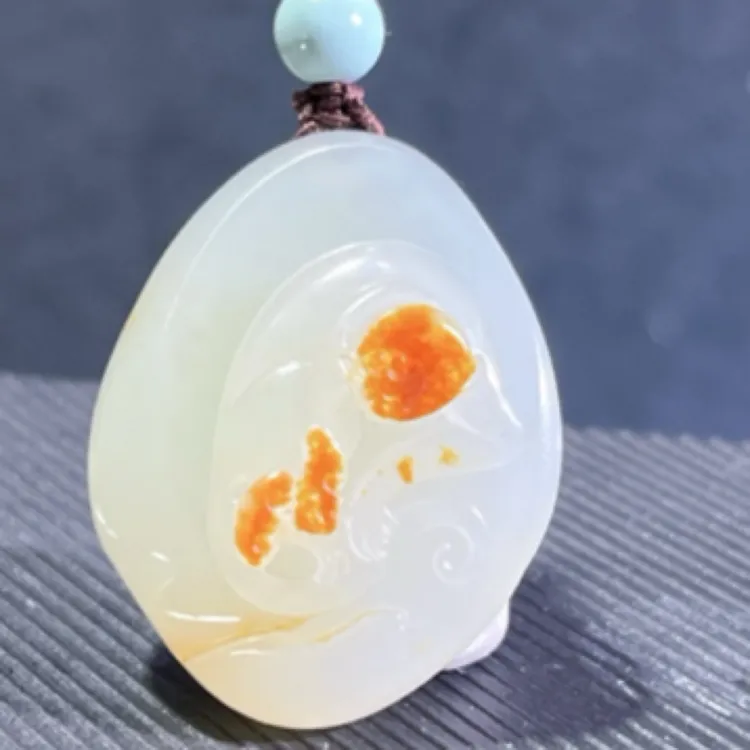 新疆和田籽玉《猴如意》