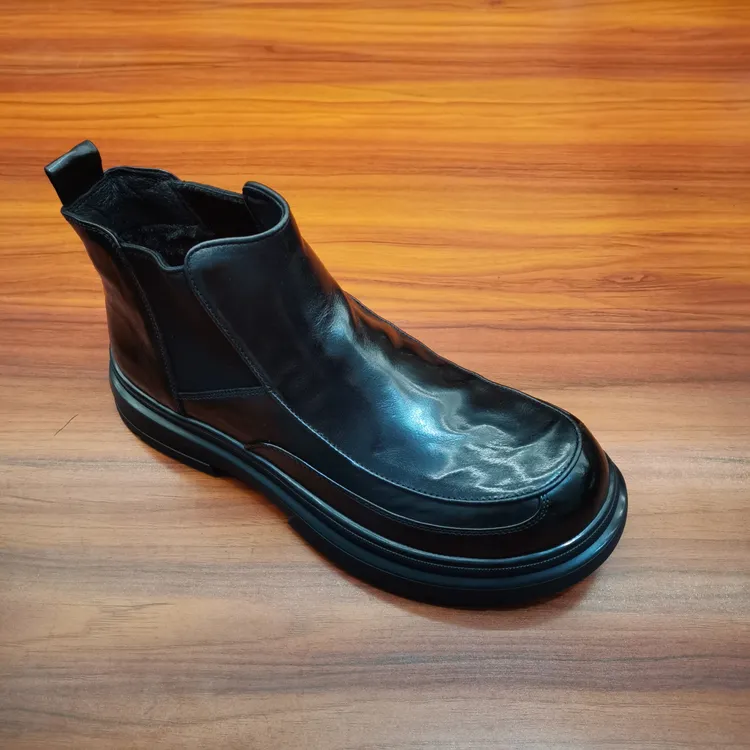 《内里加绒》广州冬季新款男士切尔西靴上新，头层牛皮制作1559-1