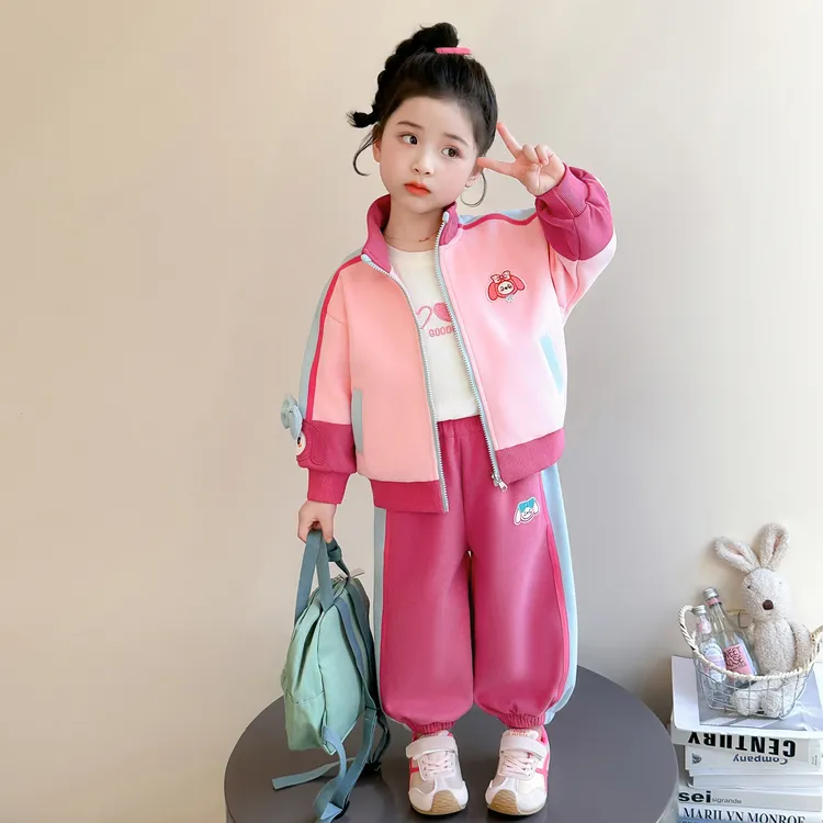 超好看女童春装2026新款爆款洋气小女孩美乐蒂卡通春秋季宝宝套装