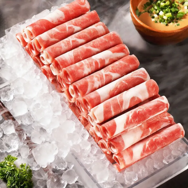 精选肥羊卷肥牛卷羔羊新鲜冷冻羊肉卷牛羊肉火锅食材火锅烤肉冒菜
