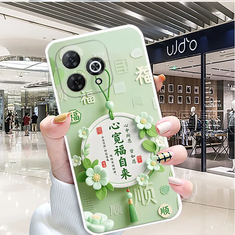 适用华为Hi畅享80Pro手机壳SHR-AN00硅胶全包边软壳中国风女新款