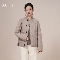序缇90白鹅绒填充薄款羽绒服女秋季新款保暖外套H290-22616