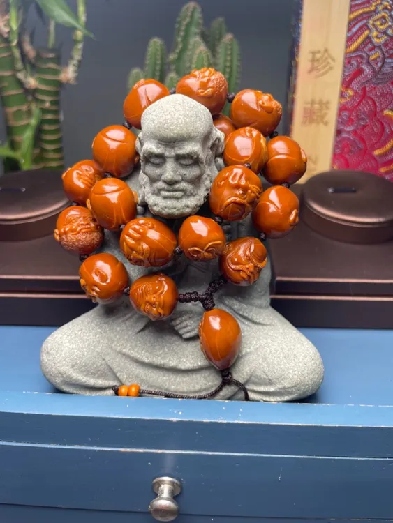 苏工雕刻十八罗汉手持