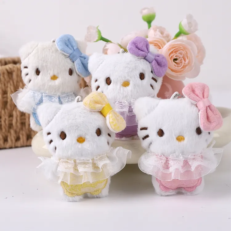 2025七夕情人节新款猫咪卡通玩偶花束包装配饰花艺材料