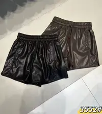【香姐推荐】【3552】冬季爆款皮短裤百搭显瘦潮流