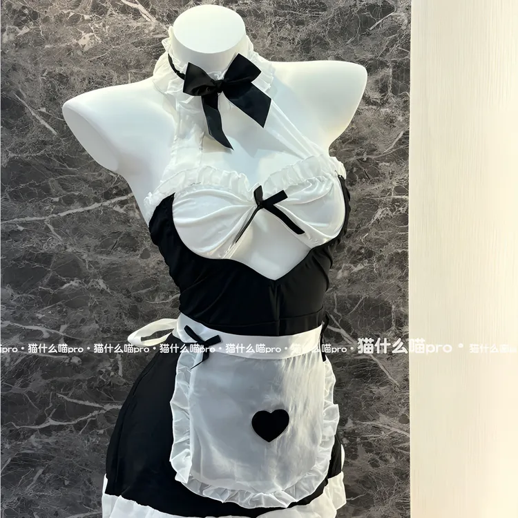 猫什么喵pro·洛丽塔仆仆*超上镜*制服风配发箍手环四件套装睡裙