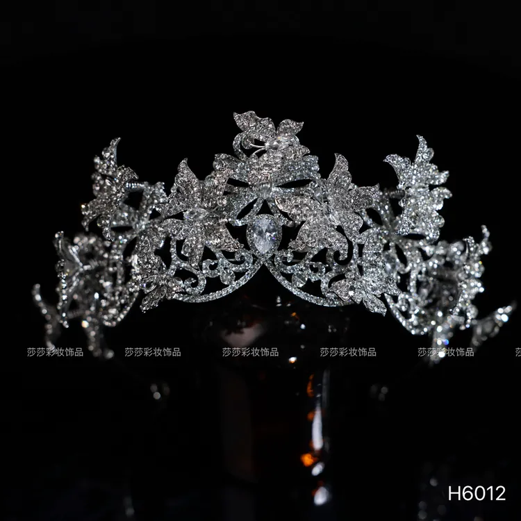 H6012璀璨水晶新娘皇冠百搭发饰