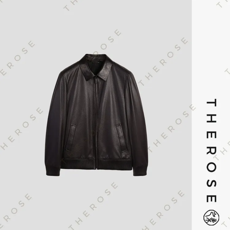 之柔【理想国】新西兰进口时尚休闲男士鹿皮棉服秋冬宽松保暖外套