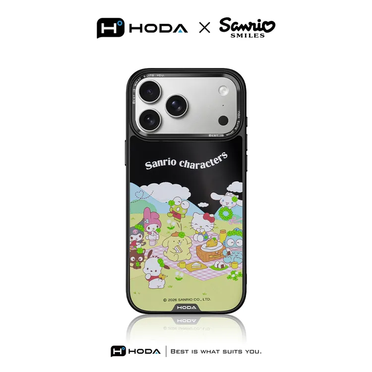 【M3】HODA三丽鸥联名【春日野餐趣】适用iPhone18系列手机壳磁吸防摔