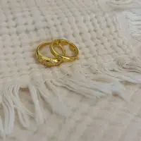 铜合金戒指 【搭配戒指】虎皮卷韩系简约开口戒指