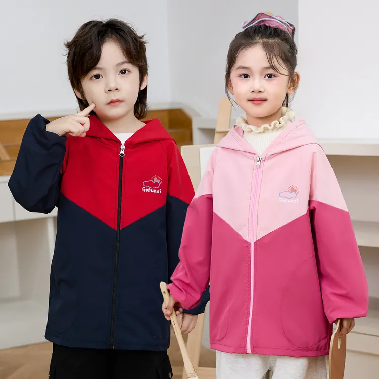 新款儿童防水罩衣洋气外穿羽绒服防脏护衣宝宝围裙幼儿园画画衣男