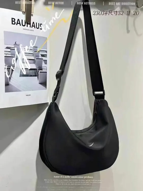 拉链编织纯色单肩拉链暗袋斜挎包肩包韩版时尚黑色