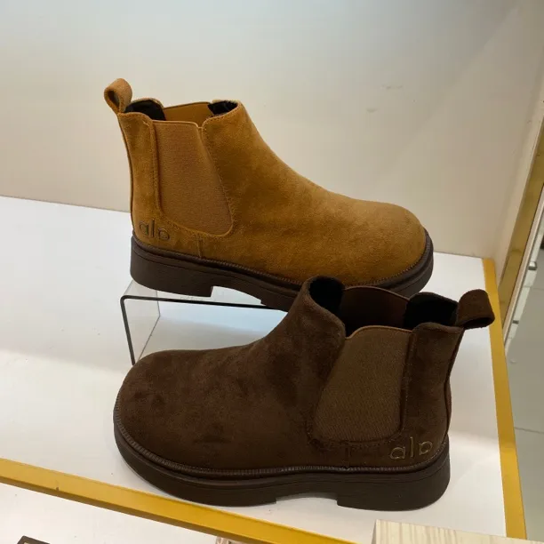 58351时尚百搭英伦风高帮秋冬舒适潮流经典靴子