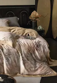 【LM嫣然金】新款天丝棉磨毛保暖四件套柔软亲肤