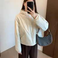 新款韩版简约纯色百搭时尚连帽外套L6107