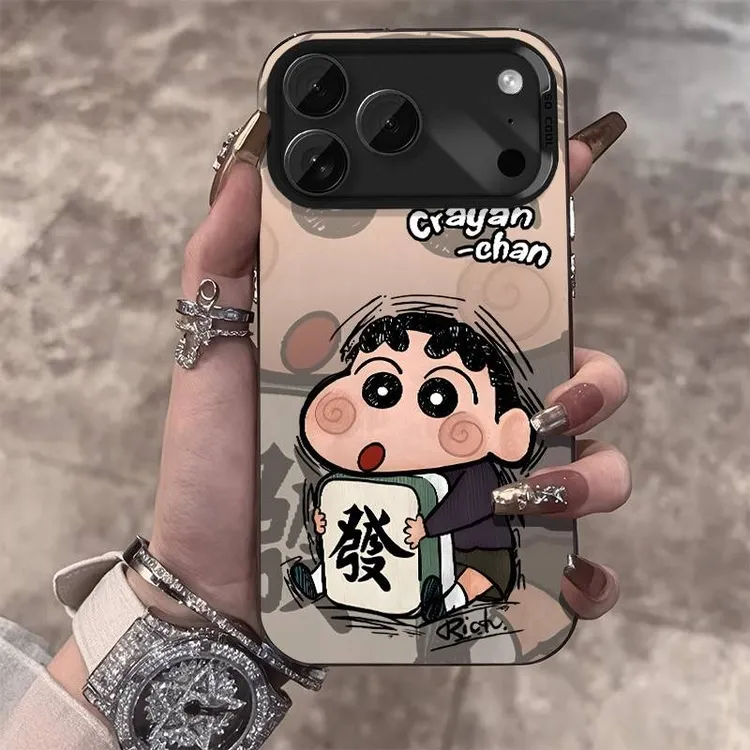 麻将小新适用苹果17Promax手机壳iPhone17小众17AIR高级感防摔壳