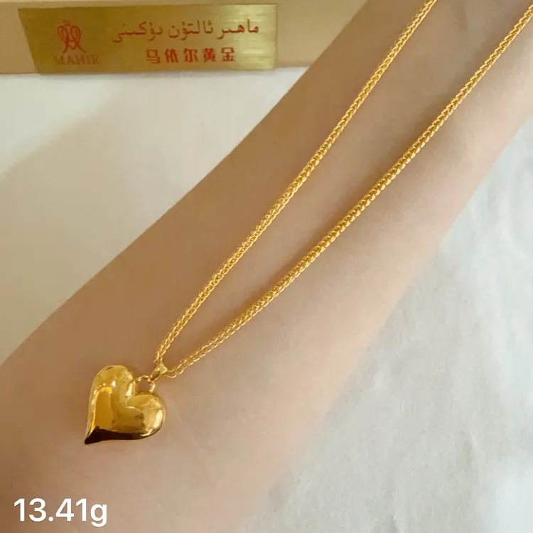 足金项链13.41克（950/克）