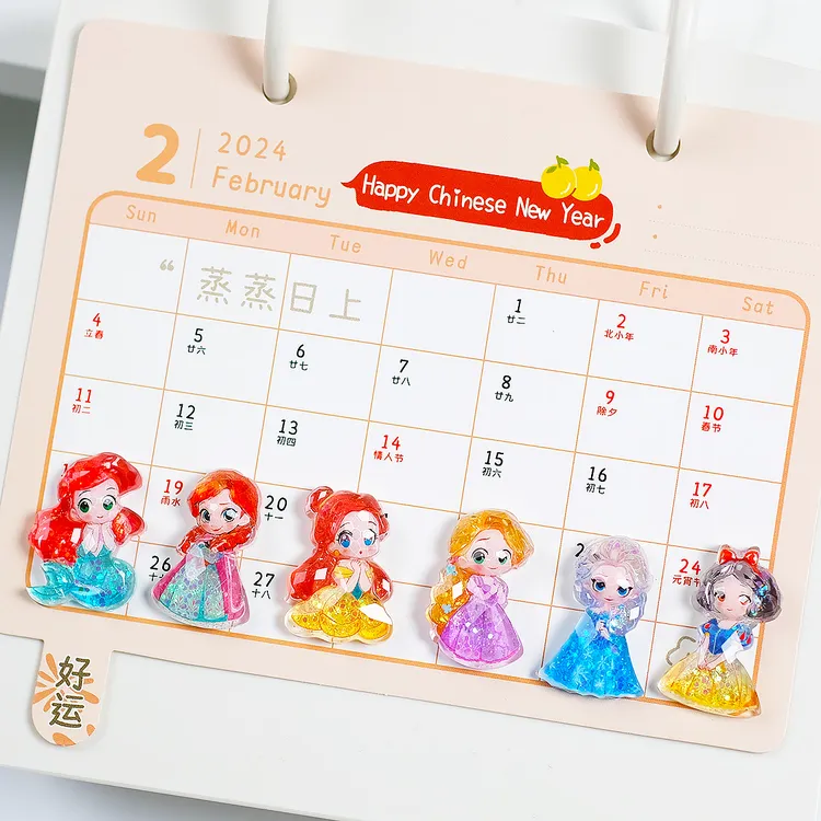 亮片可爱公主树脂diy小配件材料手工自制饰品卡通发夹小装饰贴片