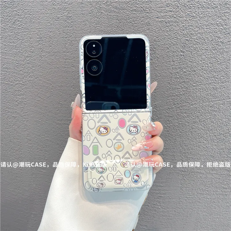 透明折叠壳适用华为荣耀/OPPO/VIVO/小米/三星/小米mixflip手机壳