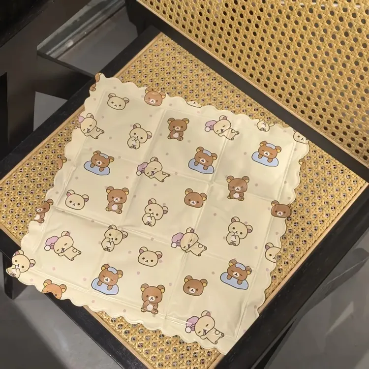 睡觉轻松熊夏季夏天冰垫坐垫办公室清凉神器椅垫冰凉教室降温L036