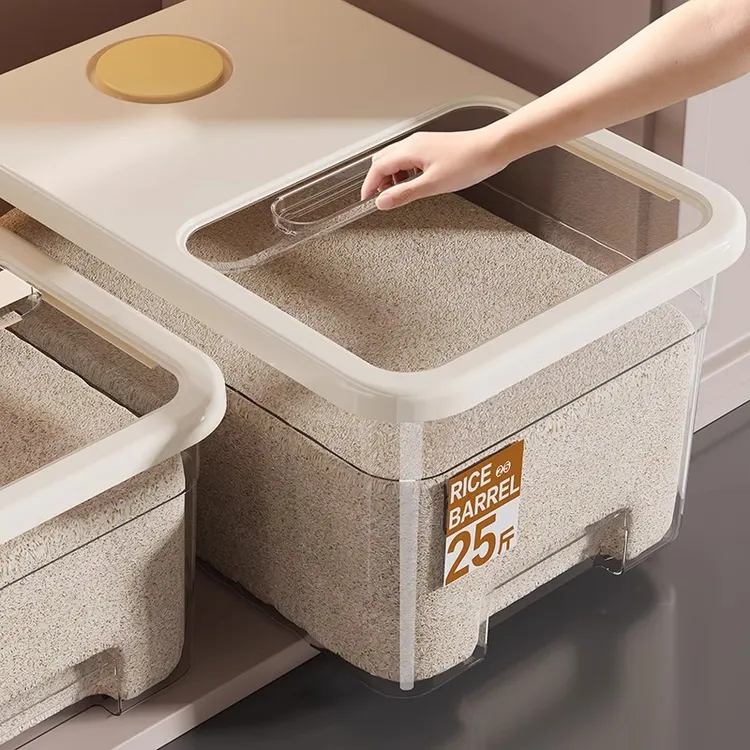 星优米桶家用防虫防潮密封2025新款防蛀虫米箱面粉储存罐子储粮桶