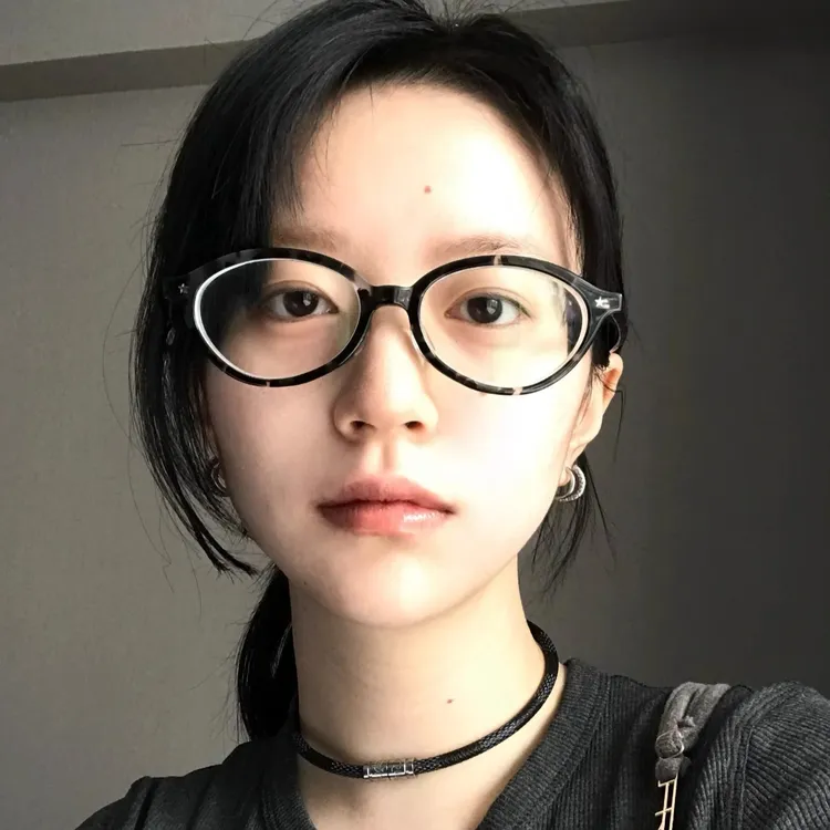 404的店新五角星眼镜陈芷琰同款板材书呆子镜框女可配防蓝光镜酷