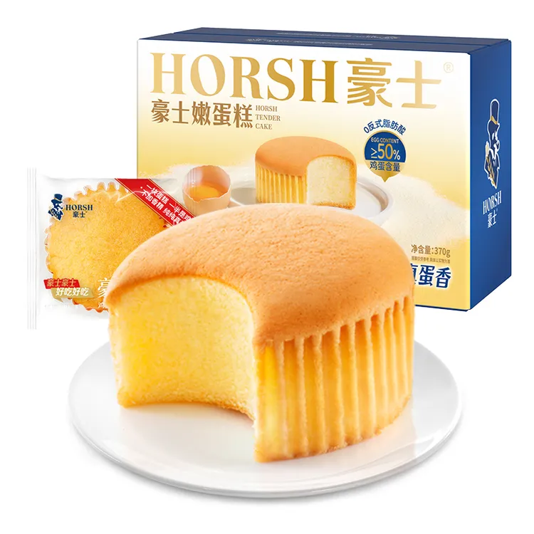 豪士嫩蛋糕面包整箱早餐吐司手撕速食懒人健康零食品