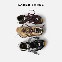 LABERTHREE 流光风秋季大头复古格纹德训鞋学院风舒适休闲运动鞋