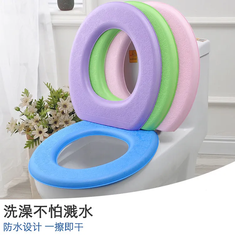 家用马桶坐便垫保暖硅胶软泡沫设计粘贴式舒适提升d3