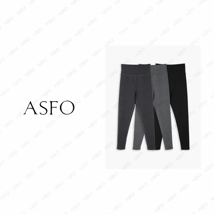 【AS羊毛打底裤】25新超高腰加厚绒高弹舒适保暖裤AS25DDDK00612