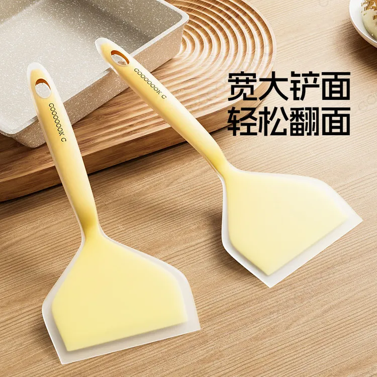 金嫂子硅胶锅铲耐高温烙饼勺玉子烧家用炒菜不粘锅平铲煎铲食品级