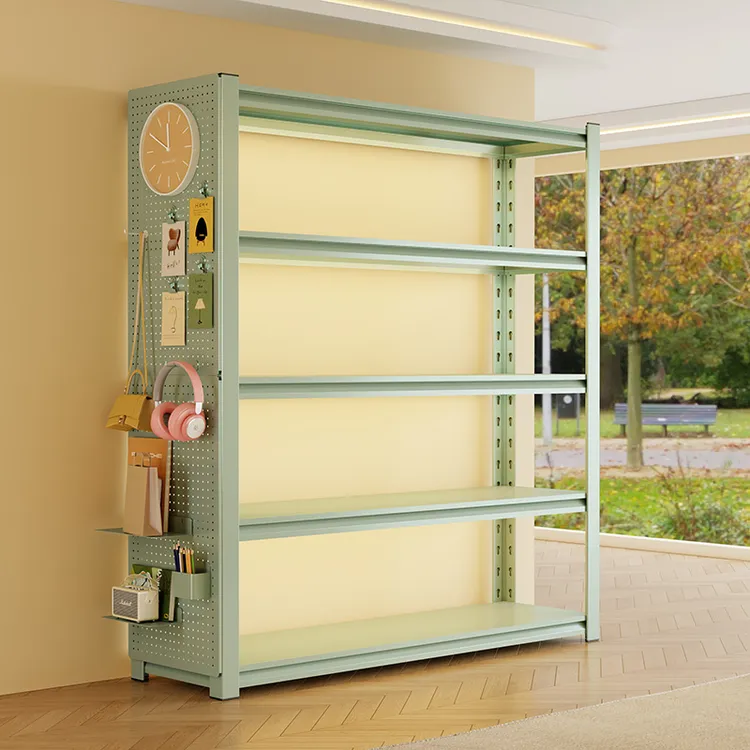 家用货架多层置物架落地阳台超市快递收纳架展示架钢制杂物储藏间