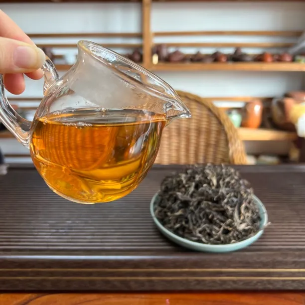 【回韵悠长】2008年100g贺开早春古树春茶普洱茶生茶散毛茶