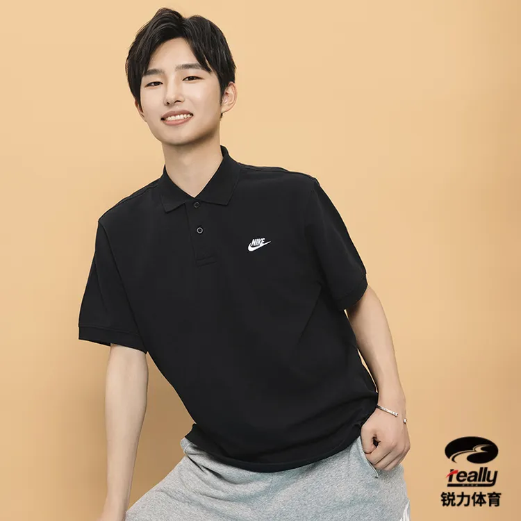 【流光风】Nike耐克运动上衣男款POLO衫休闲短袖T恤 FN3895-010