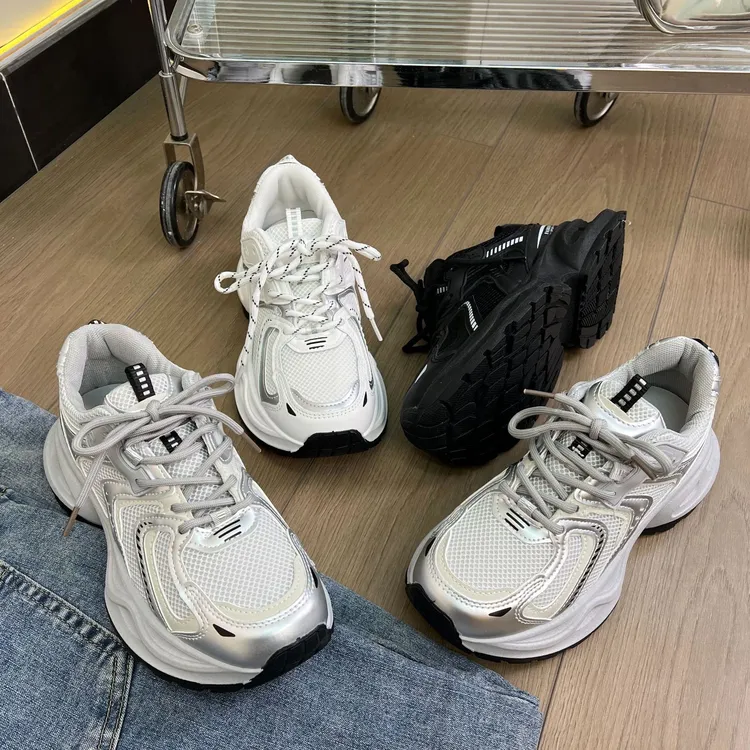 厚底老爹鞋女2025秋冬新款小个子增高轻便百搭透气跑步运动休闲鞋