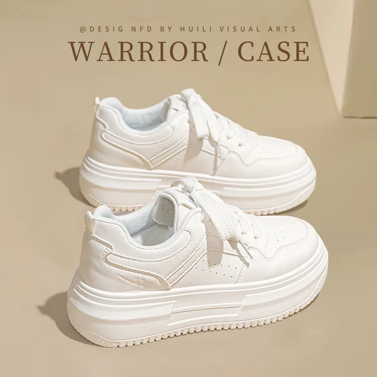 回力厚底小白鞋女款新款2025爆款百搭小个子增高鞋子休闲运动板鞋