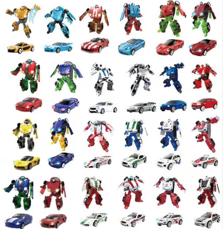 各种合金变形小汽车变形玩具恐龙金刚汽车机器人