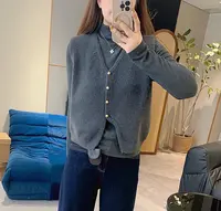 【欧加粒粒】不规则针织马甲长袖打底T恤两件套女秋冬潮 S25092711