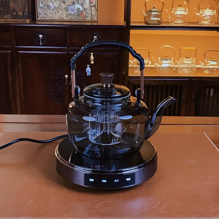 康米超薄电陶炉电茶炉家用玻璃壶铁壶银壶烧水专用围炉煮茶器