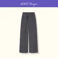 RRB Design 「城市行迹」铜氨醋酸人丝百搭宽松显瘦通勤纯色长裤